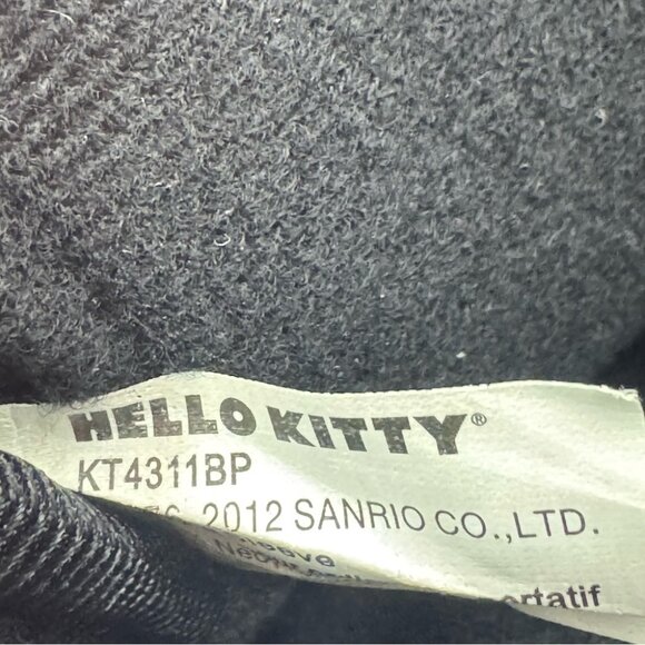 Hello Kitty Black and Pink Tablet Sleeve laptop case zipper pulls 2012 deadstock - Picture 6 of 9